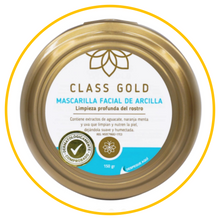 Cargar imagen en el visor de la galería, MASCARILLA FACIAL DE ARCILLA CLASS GOLD