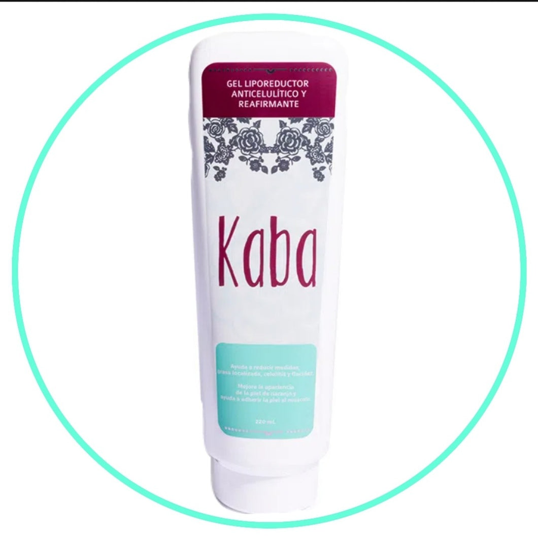 GEL LIPOREDUCTOR REAFIRMANTE Y ANTICELULITICO KABA 220 ML