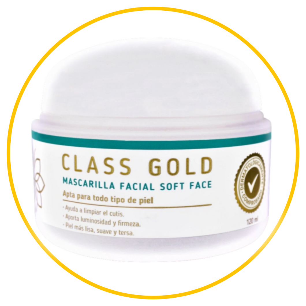 MASCARILLA FACIAL SOFT FACE CLASS GOLD